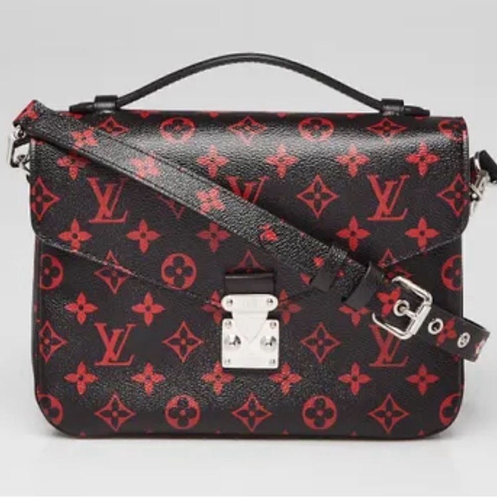 Louis Vuitton Limited Edition Monogram Infrarouge Canvas Pochette Metis